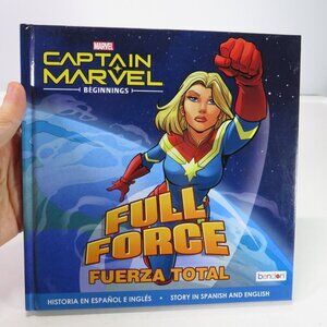 Full Force Fuerza Total Captain Marvel Beginnings hardback FEMALE HERO Eng Sp